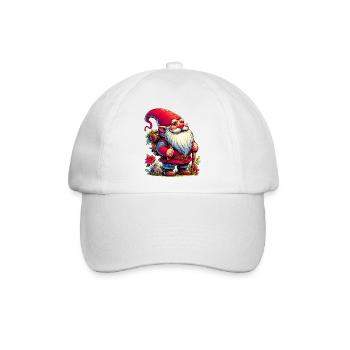 Gnom-Goblin-Elf - Baseballkappe - Weiß/Weiß - Vorne