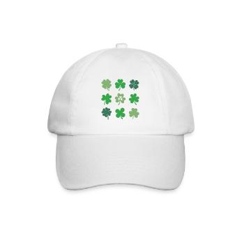 Kleeblätter - Baseballkappe - Weiß/Weiß - Vorne
