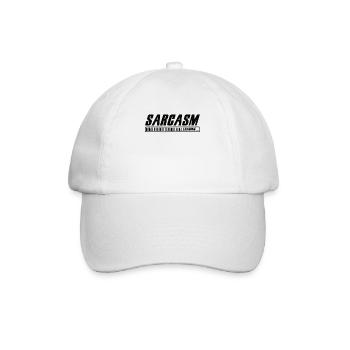 Sarcasm Loading Sarcasm Funny Humor Sarcastic - Baseballkappe - Weiß/Weiß - Vorne