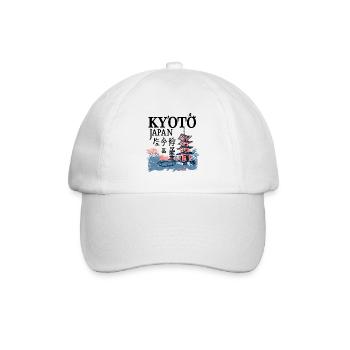 Ein Schrein in Kyoto, Japan - Baseballkappe - Weiß/Weiß - Vorne