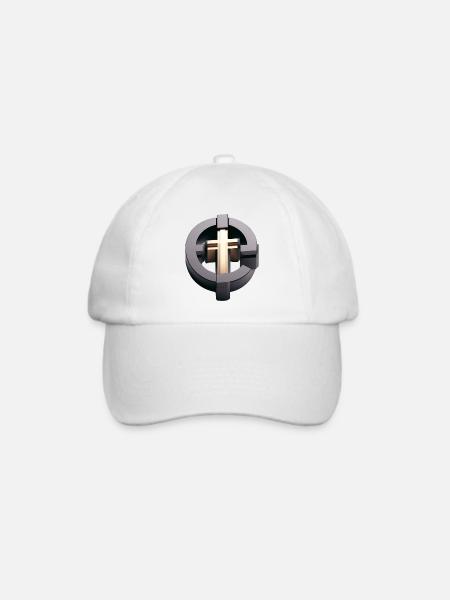 Chosen Cross - Baseballkappe - Weiß/Weiß