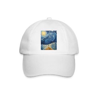Sternenhemd für psychische Gesundheit Mind's Horizon - Baseballkappe - Weiß/Weiß - Vorne