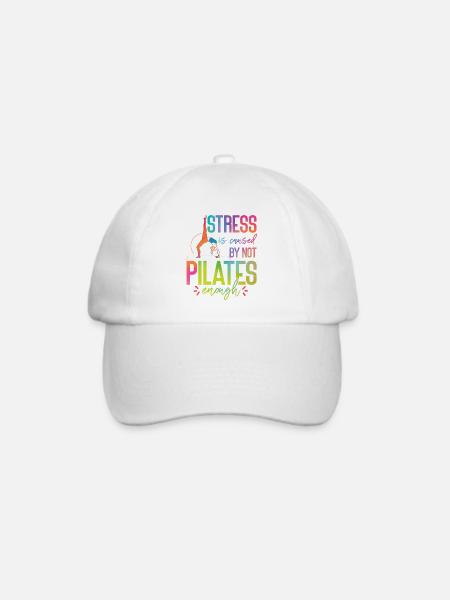 Pilates Instructor Teacher - Baseballkappe - Weiß/Weiß