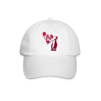 Zeitgenössischer Jazz - Baseballkappe - Weiß/Weiß - Vorne