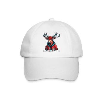 Es wird Wild Jäger Reh Rotwild - Baseballkappe - Weiß/Weiß - Vorne