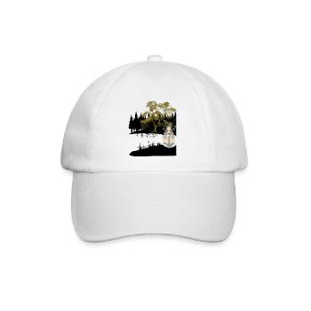 Mädchen sinnlich Natur Wasser Geist Fabel Fantasy - Baseballkappe - Weiß/Weiß - Vorne