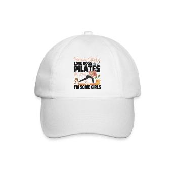 Pilates Instructor Teacher Girl - Baseballkappe - Weiß/Weiß - Vorne