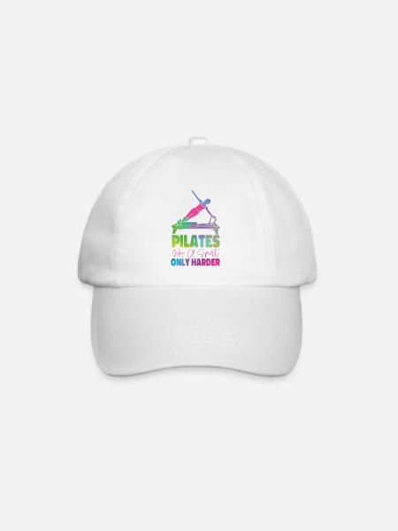 Pilates Instructor Teacher - Baseballkappe - Weiß/Weiß
