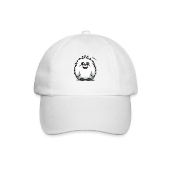 Hallo kleines lustiges, bezauberndes Monster - Baseballkappe - Weiß/Weiß - Vorne