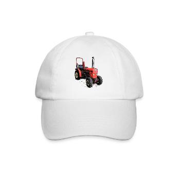 Krieger KS 33 A Schmalspurschlepper Traktor - Baseballkappe - Weiß/Weiß - Vorne