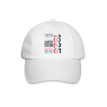 Limited Edition seit 1925 Geburtstag Vintage 1925 - Baseballkappe - Weiß/Weiß - Vorne