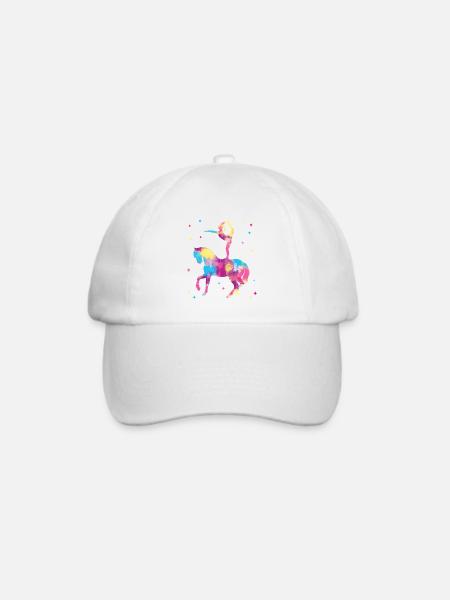 Voltigieren Volti Pferde Mädchen Pferd Voltigier - Baseballkappe - Weiß/Weiß