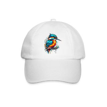 Eisvogel - Baseballkappe - Weiß/Weiß - Vorne