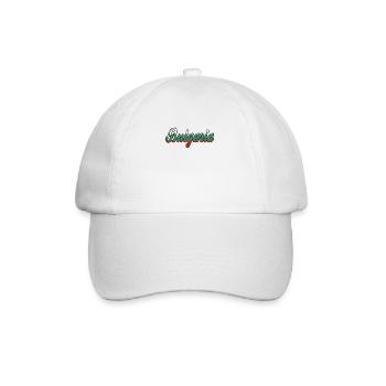 Bulgaria Bulgarien Schriftzug - Baseballkappe - Weiß/Weiß - Vorne