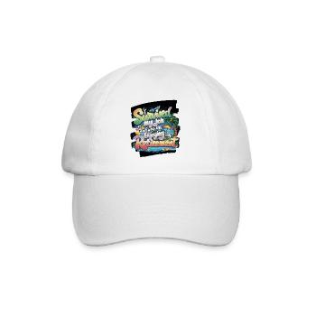Genießen Sie den Rückzugsort in der Lagune - Baseballkappe - Weiß/Weiß - Vorne
