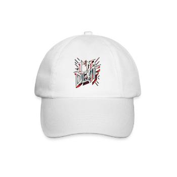 I'm Deaf 44 - Baseballkappe - Weiß/Weiß - Vorne