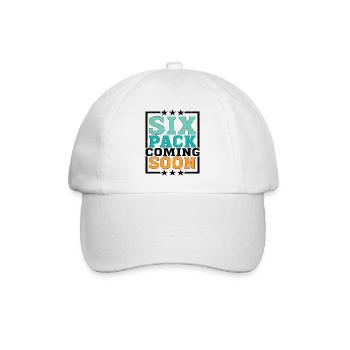 Six Pack Coming Soon 50 - Baseballkappe - Weiß/Weiß - Vorne