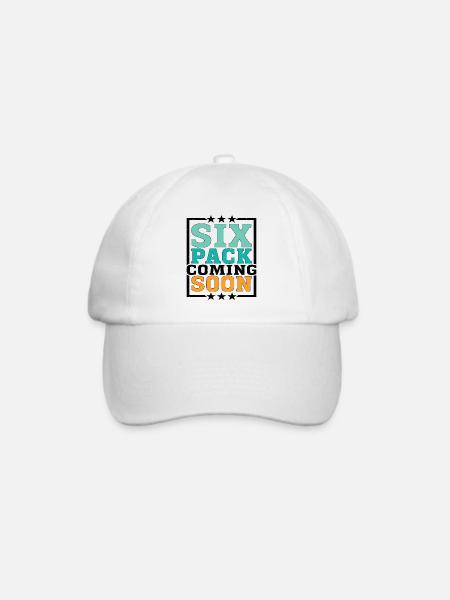 Six Pack Coming Soon 50 - Baseballkappe - Weiß/Weiß