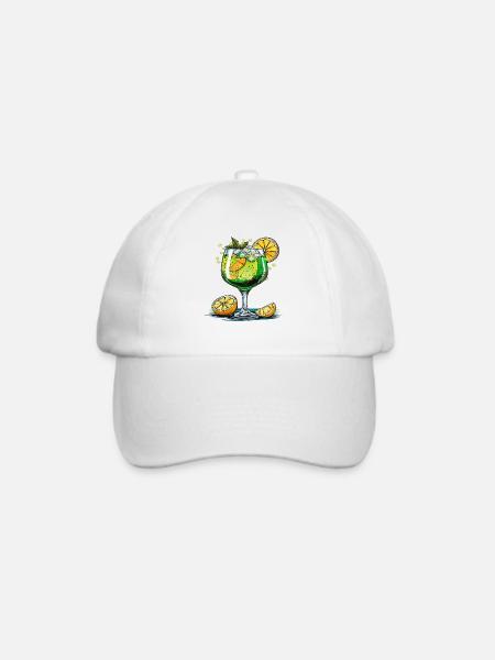 GETRÄNK MIX GRÜN - Baseballkappe - Weiß/Weiß