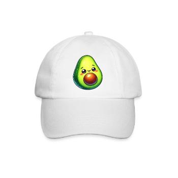 Avocado - Baseballkappe - Weiß/Weiß - Vorne