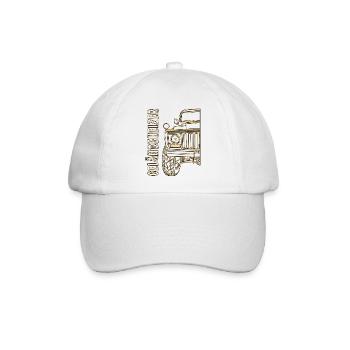 GELÄNDEWAGEN GELÄNDEHEIZER - Baseballkappe - Weiß/Weiß - Vorne