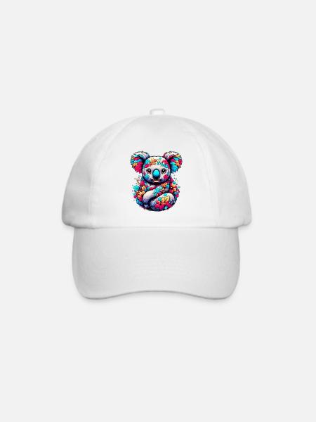 Koala - Baseballkappe - Weiß/Weiß