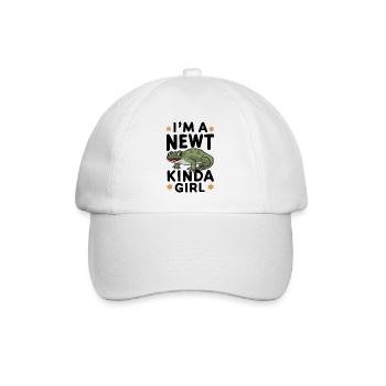 Witziger Molch Spruch - Baseballkappe - Weiß/Weiß - Vorne