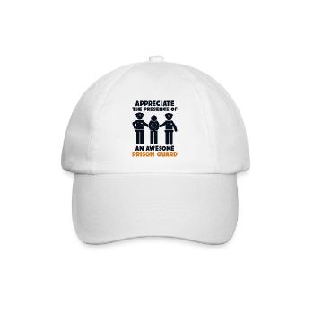 Schätzen Sie die Anwesenheit von Awesome Correctional - Baseballkappe - Weiß/Weiß - Vorne