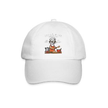 HERDMÄNNCHEN SEI NETT ZU MIR - Baseballkappe - Weiß/Weiß - Vorne