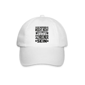 Schreiner Schreinermeister Schreinerei Schreiner - Baseballkappe - Weiß/Weiß - Vorne