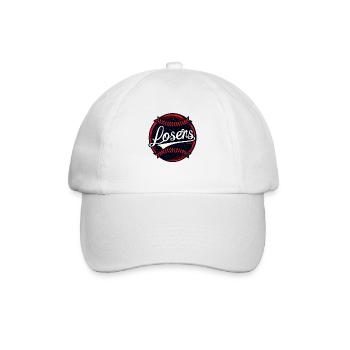 Team für Verlierer - Baseballkappe - Weiß/Weiß - Vorne