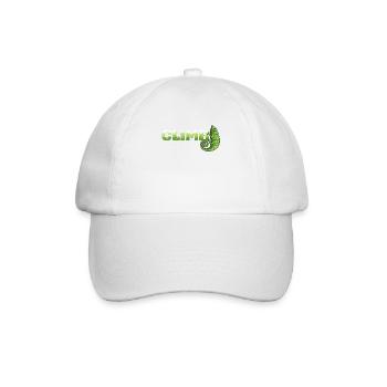 Bouldern, Klettern, Freiklettern Chameleon Boulder - Baseballkappe - Weiß/Weiß - Vorne