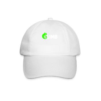 Bouldern, Klettern, Freiklettern Chameleon Boulder - Baseballkappe - Weiß/Weiß - Vorne