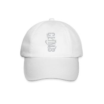 Bouldern, Klettern, Freiklettern Chameleon Boulder - Baseballkappe - Weiß/Weiß - Vorne