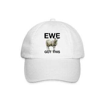 Ewe Got This - Baseballkappe - Weiß/Weiß - Vorne