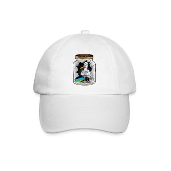 Flaschenpost Möwen Matrosen Matrose Grüße - Baseballkappe - Weiß/Weiß - Vorne