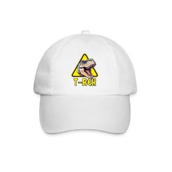 T-REX! - Baseballkappe - Weiß/Weiß - Vorne