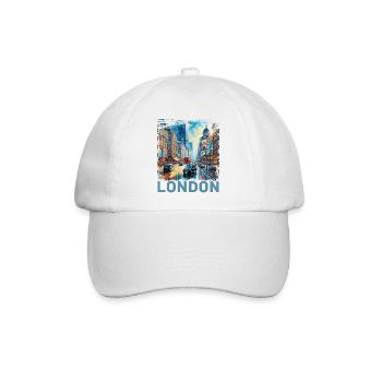 London - Baseballkappe - Weiß/Weiß - Vorne