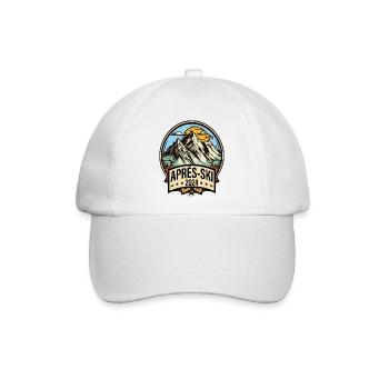 apres ski - Baseballkappe - Weiß/Weiß - Vorne