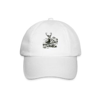 Waidmannsheil - Jagen heißt Natur bewahren - Baseballkappe - Weiß/Weiß - Vorne
