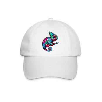 Chamäleon - Baseballkappe - Weiß/Weiß - Vorne