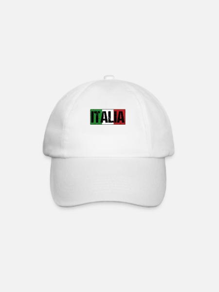 Italien Italiener Vaffanculo - Baseballkappe - Weiß/Weiß