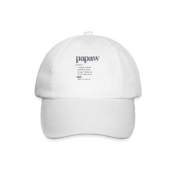 Papaw Der ultimative Opa Definition - Baseballkappe - Weiß/Weiß - Vorne