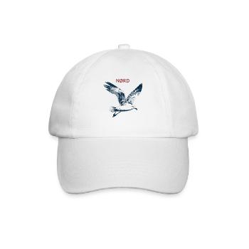 Nord Möwe - Baseballkappe - Weiß/Weiß - Vorne
