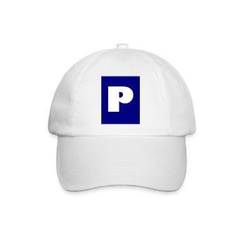 Parkplatz für Autos - Baseballkappe - Weiß/Weiß - Vorne