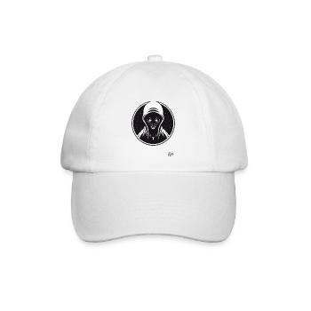 Fieser Weltraum Alien - Baseballkappe - Weiß/Weiß - Vorne
