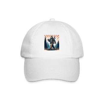 Holzfäller Forstwirt Bigfoot - Baseballkappe - Weiß/Weiß - Vorne
