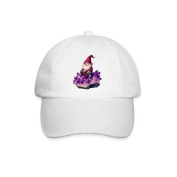 Gnom - Baseballkappe - Weiß/Weiß - Vorne