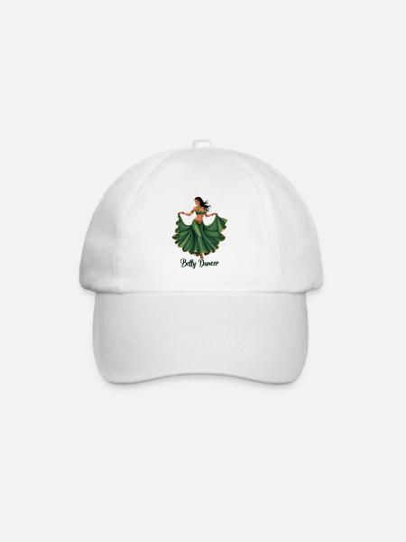 Bauchtanz Bauchtänzerin Bauchtanzkurse - Baseballkappe - Weiß/Weiß