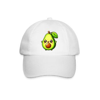Avocado - Baseballkappe - Weiß/Weiß - Vorne